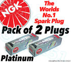 2x NEW NGK Platinum SPARK PLUGS - Part No. PFR6G-11 Stock No 5555 2pk sparkplugs