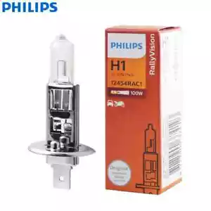 Faro halógeno original Philips RallyVision H1 12V 100W P14.5s para coche todoterreno - Imagen 1 de 5