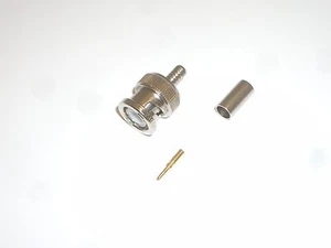 CONECTOR DE ANTENA CRIMP-ON MACHO ANFENOL 554-92 BNC PARA CABLE COAXIAL RG-58 NUEVO DE LOTE ANTIGUO - Imagen 1 de 2