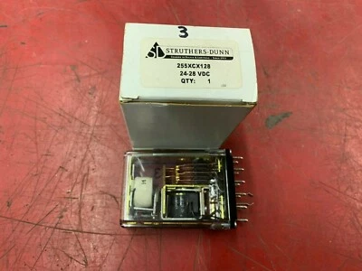 NEW IN BOX STRUTHERS-DUNN 24-28VDC. RELAY 255XCX128 - Image 1 of 4