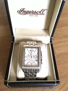 INGERSOLL GENTS DIAMOND SET CHRONOGRAPH WATCH RRP £395 - Picture 1 of 8