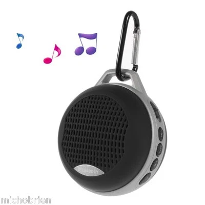 Bluetooth Sport Travel Outdoor Wireless Speaker + Hands Free Calls Black - Image 1 of 4