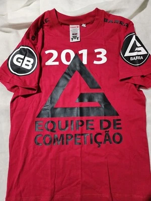 Gracie Barra Shirt Jiu Jitsu MMA Equipe Cotton Small - Image 1 of 4