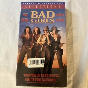 Bad Girls Western VHS Tape New Sealed Drew Barrymore Madiline Stowe Free Ship! - Imagen 1 de 6