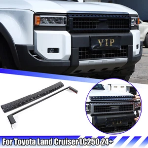 Cubierta de rejilla central delantera negra brillante para Toyota Prado LC250 24+ - Imagen 1 de 22