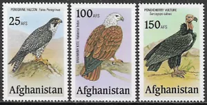 Afghanistan MNH Set of 3 - Birds of Prey - Picture 1 of 1