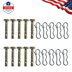 10Pk 738-04124A Shear Pins & Cotters Pins For Cub Cadet MTD Craftsman 714-04040 - Picture 1 of 5