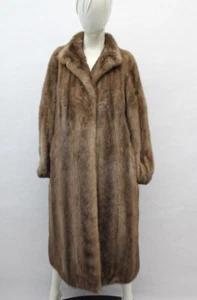 MINT CANADIAN LUTETIA MINK FUR COAT JACKET WOMEN WOMAN SIZE 8 MEDIUM NEW LINING! - Picture 1 of 3