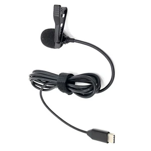 34dB Type C Clip On Lavalier Omnidirectional Mic for DJI Action 2/3/4/Pocket 3 - Picture 1 of 10