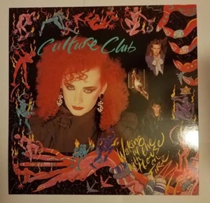 Culture Club Waking Up with the House on Fire art US 12x12" promo flat 1 sided - Foto 1 di 1