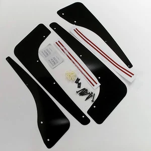 CHEVY CAMARO CARBON FIBER SPLASH GUARD KIT 4PCS SS RS 1LE ZL1 V6 V8 RECARO 2014 - Foto 1 di 8