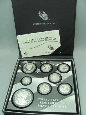 2018 United States Mint Limited Edition Silver Proof Set - Image 1 of 4