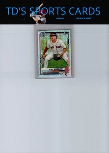 2021 Bowman #BCP-71 Blaze Jordan Chrome Prospects rifrattore Mojo - Foto 1 di 2