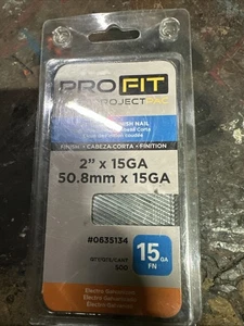 ProFIT 0635134 Finish Nagel 2 in L 15 GA galvanisch verzinkt 2 Schachteln à 500 - Bild 1 von 1