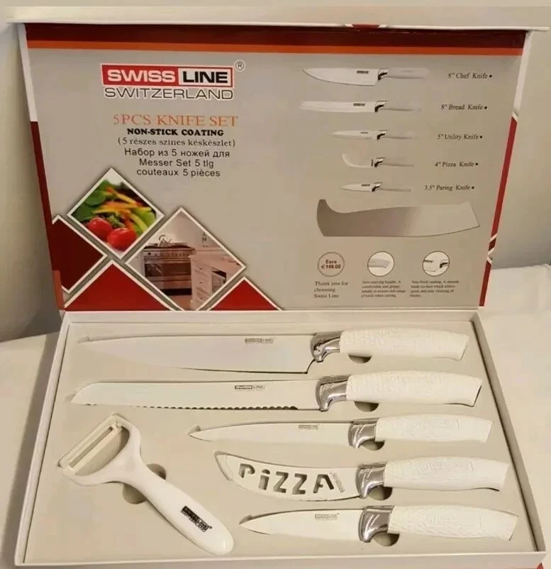 Swiss Line Switzerland SW-5W-CP Messerset 6-teilig - - Bild 1 von 1