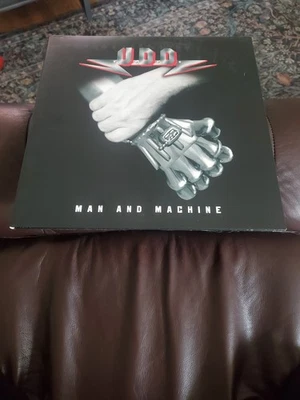 Accept U.D.O. ‎–  Man And Machine 2023 White Vinyl LP AFM Records - Image 1 of 4