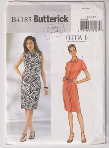 4185 BUTTERICK Chetta B - Hemdkleid mit verdecktem Etikett - Größe 8/10/12 Schnitt - Bild 1 von 2