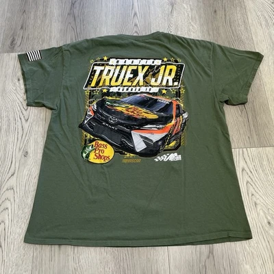 Camisa Nascar Martin Truex Jr Adulto XL Verde Manga Corta Carreras Camiseta Hombres Foto 1 de 4