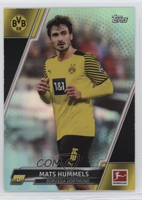 2021-22 Topps Bundesliga Aqua Foil /199 Mats Hummels #60 - Image 1 of 2