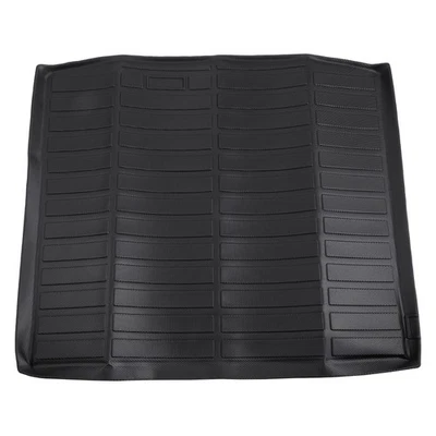 Alfombrilla de maletero trasera forro de carga apta para Audi Q3 2019-2025 patrón de rejilla larga negra TPE Foto 1 de 4