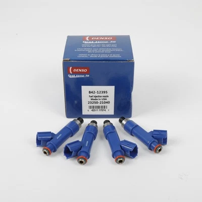 4PCS NEW 23250-21040 DENSO Fuel Injectors Fit For Toyota 2006-2014 Yaris 1.5L — 第 1/4 张图片