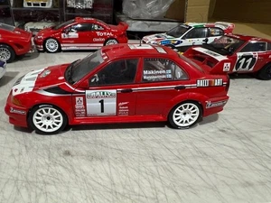 1. 18 DIECAST  1999 MITSUBISHI LANCER EVO TOMMI MAKINEN RALLY CAR AUTO ART - Picture 1 of 9