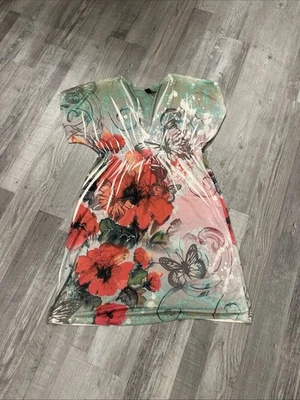 Vestido Ing, Floral Tropical Para Mujer Grande Foto 1 de 4