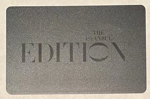 The Istanbul Edition Turkey Hotel Guest Room Key Card - Picture 1 of 4