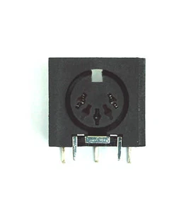 5pc DIN Jack Female Socket Connector 3P PCB type KDJ01-3 #2003-3 RoHS Taiwan - Picture 1 of 4