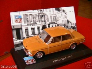 Miniature Simca 1301 S Special 1972 Orange Ixo Altaya 1/43 New Berline 1301S - Picture 1 of 1