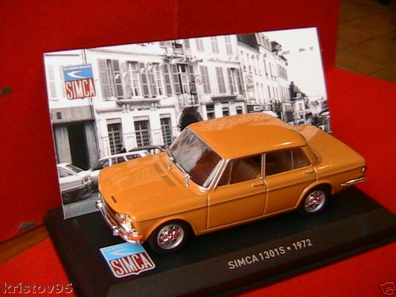 Miniature Simca 1301 S Special 1972 Orange Ixo Altaya 1/43 New Berline 1301S - Image 1 of 1