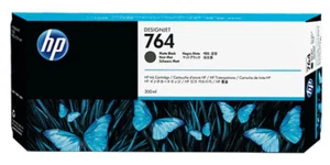 HP 764 Matt Schwarz DesignJet Tintenpatrone 300 ml C1Q16A MAR 2026 Neu Versiegelt - Bild 1 von 1