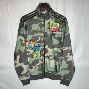 Adidas Originals Jeremy Scott Men Full Zip Camo Track Jacket Size Medium H53369 - Picture 1 of 3