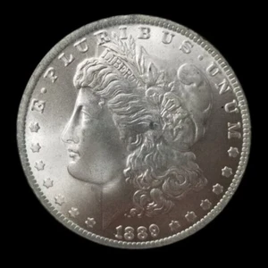1889 S Morgan Silber Dollar 1 Dollar Stempelglanz - Stempelglanz - Bild 1 von 1