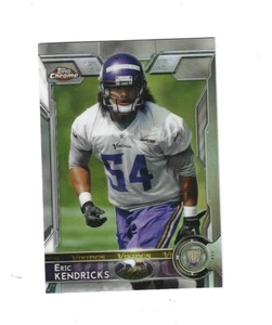 2015 Topps Chrome Refractors #181 Eric Kendricks RC MINNESOTA VIKINGS - Picture 1 of 1