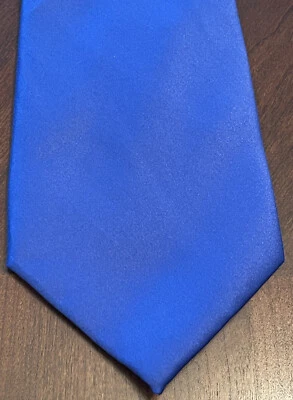 K Alexander By Tiestore Blue 100% Polyester Men’s Neck Tie Made In China - Image 1 of 4