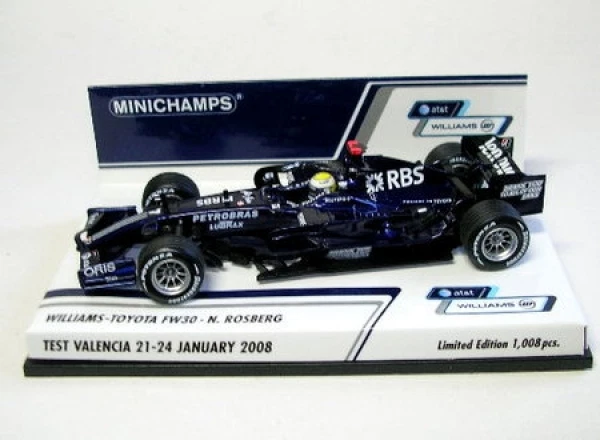 Williams Toyota FW 30 N. Rosberg Test Valencia 21-24.1 2008 - Immagine 1 di 1