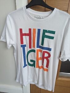 Tommy Hilfiger white T-shirt age 16-18 years GENUINE