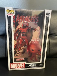 Funko Pop Marvel Comic Cover Vision #02 Target Exclusive - Picture 1 of 4