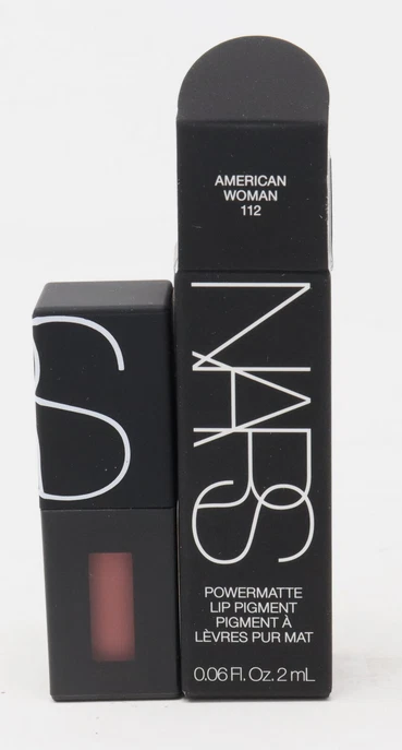 2X Nars Powermatte Lip Pigment American Women Mini 0.06oz/2ml With Box