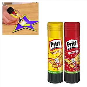 2 colla stick pritt gliettarata glitter gr.22 per scuola bambini carta cartone - Foto 1 di 4