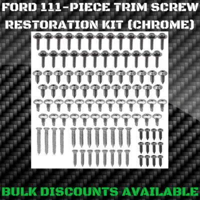 1957-1979 Ford Ranchero Interior Exterior Molding Engine Bay Trim SCREW KIT OEM - Image 1 of 2