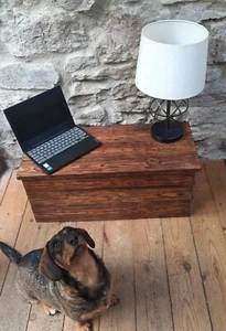Vintage Pine Blanket Chest - Picture 1 of 8