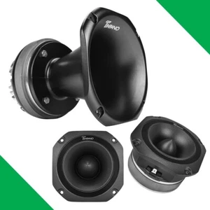 TIMPANO BUNDLE TITANIUM HORN DRIVER TPT-DH2000 PRO + 2X SUPER TWEETERS TPT-ST25 - Picture 1 of 11