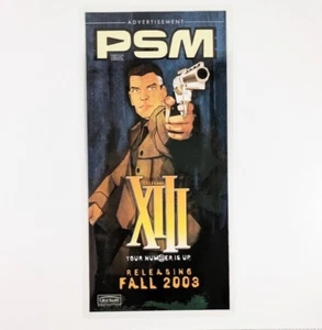 XIII 2003 video game Ad Laminated “Your Number Is Up” Cel-Shaded FPS Poster - Picture 1 of 9