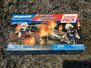 BNIB New Playmobil City Action Starter Pack Fire Service Theme 33 Piece - 70907 - Picture 1 of 5