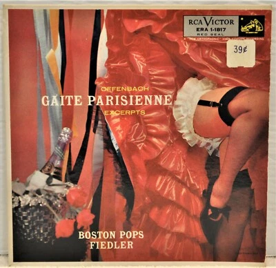 ARTHUR FIEDLER - Boston Pops "Gaite Parisienne Excerpts"  1954 45 RPM - Image 1 of 4