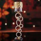 Glass Crystal Candlestick Candle Holders Candelabra for Tabletop Centerpiece