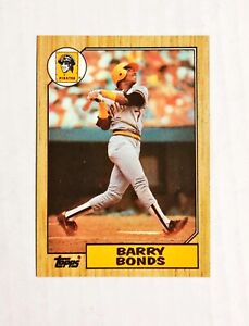 Barry Bonds 1987 Topps RC #320 Rookie Card Pittsburgh Pirates Giants P67