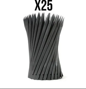 X25 schwarz Kunststoff Nylon Hebeln Spudger Stick Öffnung Reparatur Werkzeug iPhone iPad Laptop - Bild 1 von 12